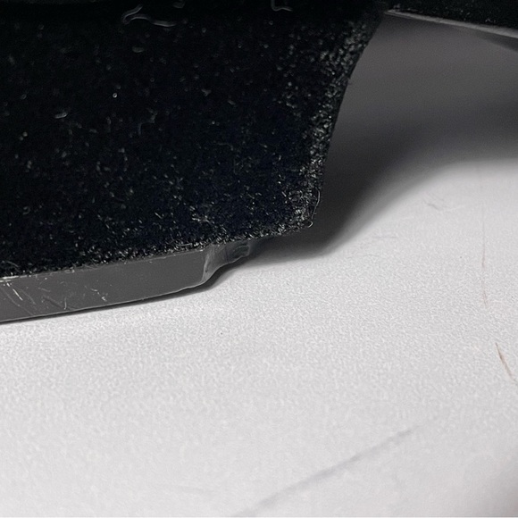 Bruno Magli Black Velvet Heeled Loafer Size 8.5 - Picture 8 of 14